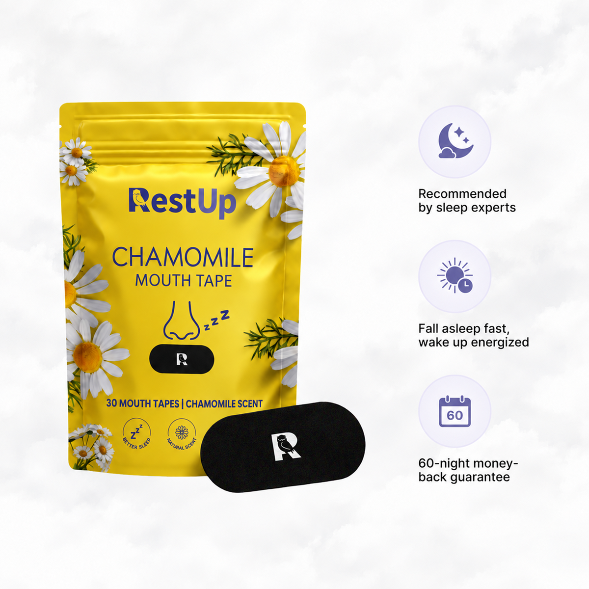 30x Chamomile Mouth Tape