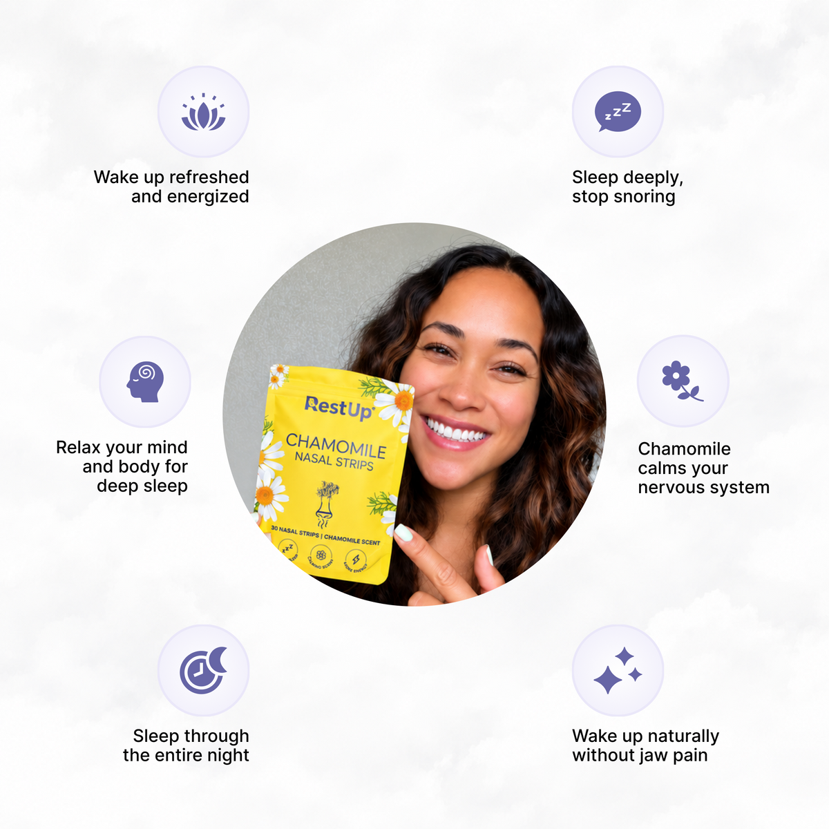 30x Chamomile Nasal Strips