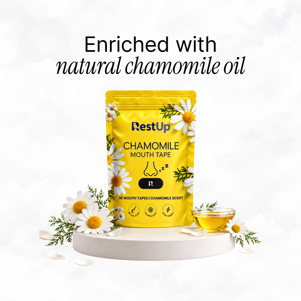 30x Chamomile Mouth Tape